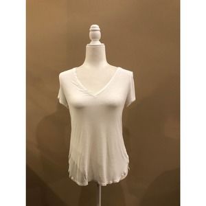 White House Black Market White Short Sleeve tee, Size S